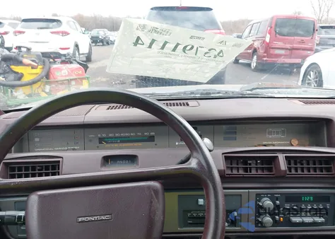 1987 Pontiac 6000 from USA, damaged, VIN 1G2AF51RXHT220807